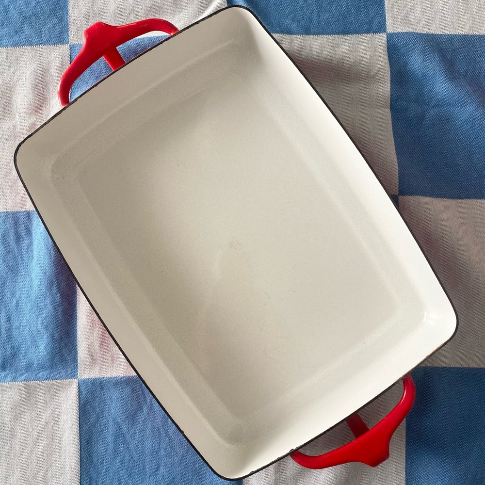 Vintage Dansk Købenstyle Enameled Baking Dish
